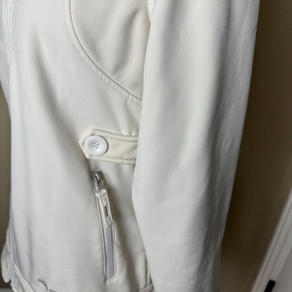 FREE COUNTRY All Weather Hooded Zip Up Jacket Coat Hoodie Size Medium - Picture 6 of 10